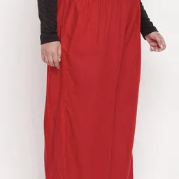 vizcon hub Women Loose Fit Red Viscose Rayon Trousers image 4