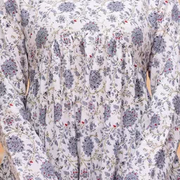 kleesi Casual Regular Sleeves Floral Print Women Multicolor Top image 4