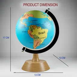 parampara Decorative Globe Table Decoration Only Decorative World Globe image 2