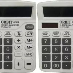 german valley A Superb And Stylish Calculator Combo Orbit 612 Grey Pack of 2 Orbit 612 Grey Pack of 2 Basic Calculator-picture-12