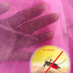 yinenterprises Fibre Adults Washable Print_ mosquito net and super quality mosquito net for me Mosquito Net image 2
