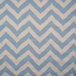 imperial knots Blue Wool Abstract 72 x 48 Inches Hand Woven Dhurrie image 4