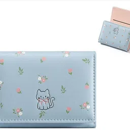 inovera Women Casual Blue Artificial Leather Wallet image 4