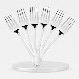 dinezaar ClassicFeast 6-Piece Stainless Steel Dinner Fork, Dessert Fork, Salad Fork Set-picture-13