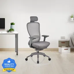 featherlite Helix HB Mesh Fabric Office Adjustable Arm Chair image 1