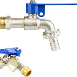 verilux by hasthip Outdoor Water Tap Lock 12 Inch Lockable Spigot Faucet Lockable Faucet Tap with Thread for Outdoor Garden Spigots and Home Use Water Bib Tap Faucet-picture-20