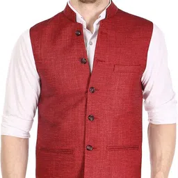 platinum studio Self Design Men Waistcoat-picture-16