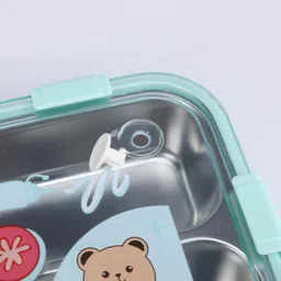 pretty pearl Bento Box: 3-Compartment Thermal Lunchbox for Kids & Adults 3 Containers Lunch Box image 5