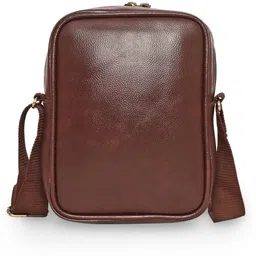 priority Brown Men Sling Bag Pebble 014 Brown image 3