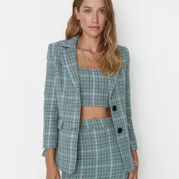 Top Skirt Co-ords Set with Blazer-image-19
