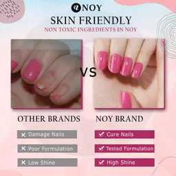 noy Quick Dry Long Lasting Nail Polish Combo Offer Set of 12 Combo No-06 Violet,Brown,Nude,LightGrey,Pink,DarkWine,Nude,Orange,Pink,Red,CarrotPink,Maroon image 4