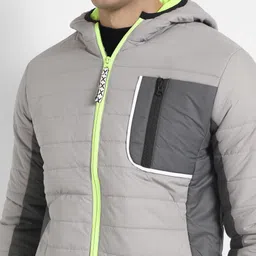 campus sutra Men Colorblock Casual Jacket image 4