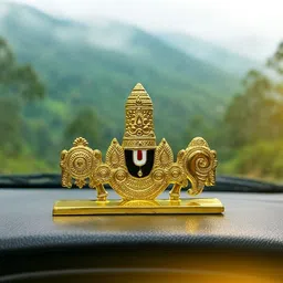 devlink Lord Venkateswara Balaji Idol | Tirupati Puja Murti for Car & Gift Decor Decorative Showpiece - 5 cm-picture-16