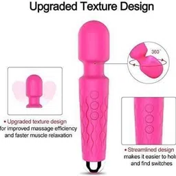 queryzen Cordless Body Massager with 20 Modes & 8 Speed Vibration Modes & Water Resistant image 2