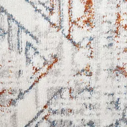 sapana carpet-mats Grey & Brown Abstract Polyester 3 x 5 Feet Machine Made Carpet image 4