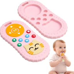 funblast Silicone Remote Teether for Baby, Remote Teether for 3+ Months and 6 to 12 Month Teether-picture-44