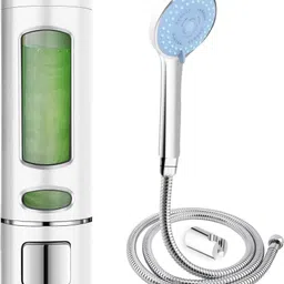 clibo ABS Plastic Hand Rain Spray Shower Head and Wall Mounted Liquid Soap Dispenser Handheld-picture-11