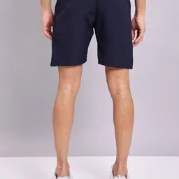 technosport Solid Men Dark Blue Sports Shorts image 2