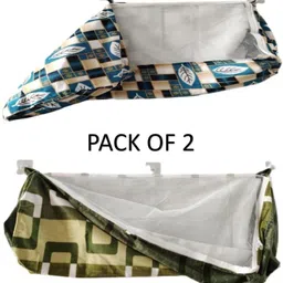 dharti mart Born Baby Khoya Cradle Cloth, Baby zoli with Mosquito net, Pure Cotton Material-picture-39