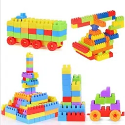 satsun enterprise Bird Plastic Building Blocks Toy for Kids Puzzle Games 60 pcs image 3