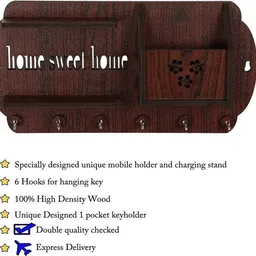 fmsa4 unique collection of affordable products of in different styles. Wood Key Holder image 3