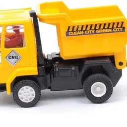 pezyox Fire Ladder Truck, Yellow & AmazHub Centy Dumper Truck for kids image 2
