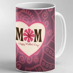 Keviv White & Purple Text or Slogans Printed Ceramic Glossy Mugs Set of Cups and Mugs image 2