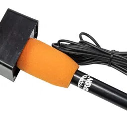 won Shortgun Media Reporting yellow color mic with triangle mic flag 3.5 mm jack Microphone image 2