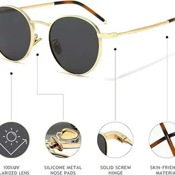 shade house UV Protection Round Sunglasses (52) image 2