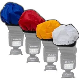 FLYING COLLECTION 4 Color Set Cloth Universal Soft Mini Flash Bounce Diffuser Cap FLASH Diffuser-image-51