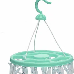 fpr Plastic Cloth Drying Hanger with 25 Pegs Clips for Home Plastic Cloth Clips-picture-21