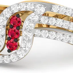 PC Jeweller The Tamarah 22kt Ruby Yellow Gold ring-image-54