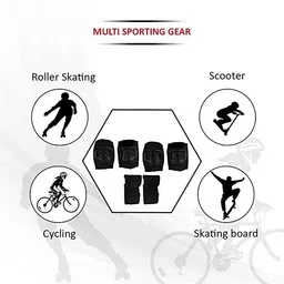 koel Protection Helmet Elbow | Knee|Hand Guard Skating Kit image 4