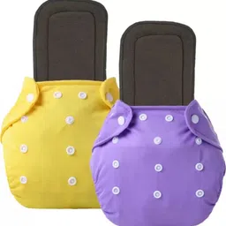 qskutirdiapers Reusable Cloth Diapers,Adjustable Size with Insert Pads [4 pieces] -[BABY072]-picture-19