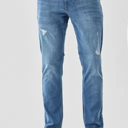 snitch Men Slim Mid Rise Blue Jeans-picture-27