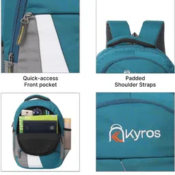 kyros bag for men &travel bags, laptop bag for men ,bags,college bags for men 45LMULTI Waterproof Backpack image 5