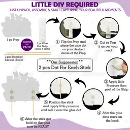 zyozi Bachelorette Party Decorations-Banner, Sash, Cake Topper, Eye Glass (Pack Of 49) image 3