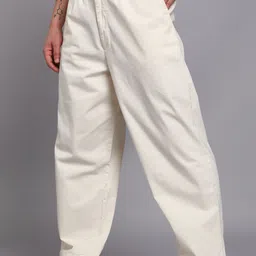 allen solly Men Relaxed Blue Cotton Blend Trousers image 3