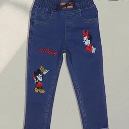 A-Okay Kids Embroidered Joggers Fit High-Rise Cotton Easy Wash Jeans-picture-14