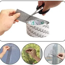buyerzone Mosquito Net Patch Repair Tape, Window Screen Repair Tap, Strong Adhesive Waterproof Window Repair Tape (Manual) image 5