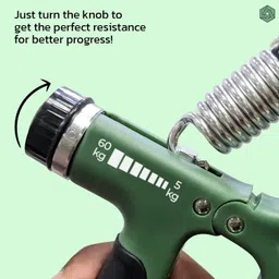 shiworld Hand Strengthener with Counter, Adjustable Resistance from 5-60KG Hand Grip/Fitness Grip image 4