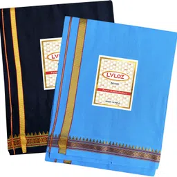 Lvloz Self Design Men Dhoti-picture-24