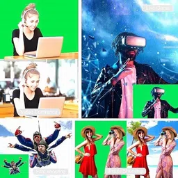 EDIT PRO 8 x12FT Green Screen Background Backdrop Indoor-Outdoor YouTube Video Production Reflector image 5