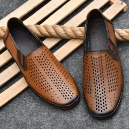 restroad Casual nagra shoes for men Jutis For Men Mocassin For Men Loafers For Men Casuals For Men image 2