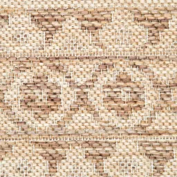 priyate Beige Persian Polypropylene 8 ft x 10 ft Machine Made Carpet image 5
