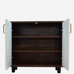 outkraft Portland Sideboard In Dusky Basalt With Ceramic White Finish image 4