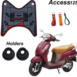 draxan Foot Mat Compatible for Suzuki Access 125 Two Wheeler Mat Suzuki Access 125 Two Wheeler Mat-picture-23