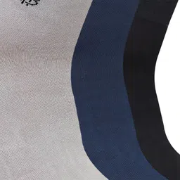 bonjour Bamboo Socks Odour-Free & Breathable 5X Softer than Cotton Socks (Pack of 3) Men Solid Ankle Length image 4