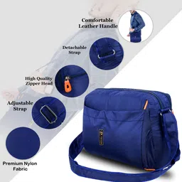 pryde new Men Blue Messenger Bag image 2