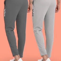 nb nicky boy Pack of 2 Men Printed Grey Track Pants image 2